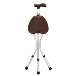 Tripod Walk Stick With Seat - Max Load 100kg